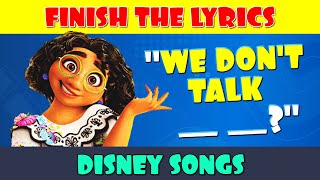 Finish the Disney Lyrics by The Quiz Channel 36,685 views 3 months ago 12 minutes, 31 seconds