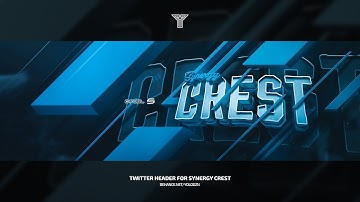 #108 Speedart - Twitter Header for Synergy Crest #SynergyRC #SYNDRC