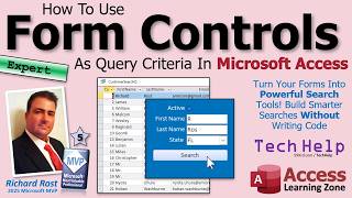 Celebrity How to Use Form Controls as Query Criteria in Microsoft Access - Search Form Profile
