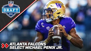 Atlanta Falcons Select QB Michael Penix Jr. | 2024 NFL Draft | PFF