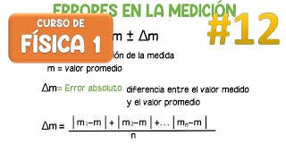 Instrumentos de medición y errores en la medición