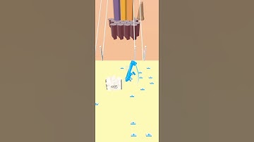 Bridge Race Game Level 16 || #short #shorts #gameshorts #bridgerace