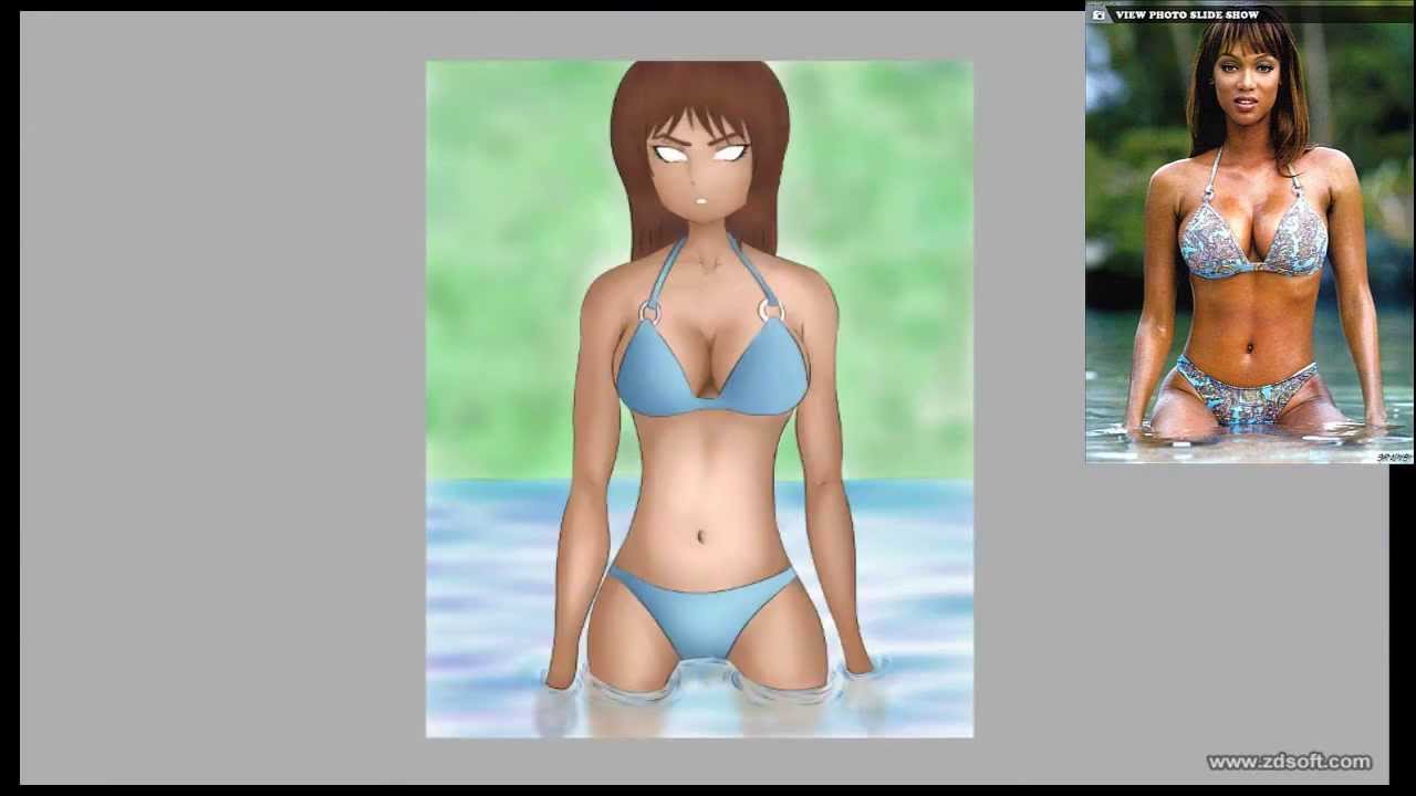 COMO DESENHAR MANGÁ BASEADO EM FOTOGRAFIA - D HOW TO DRAW IN MANGA STYLE BASED IN A PICTURE: D