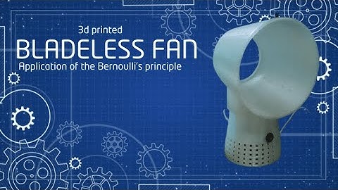 Bladeless Fan 3d printed - DIY and How it works