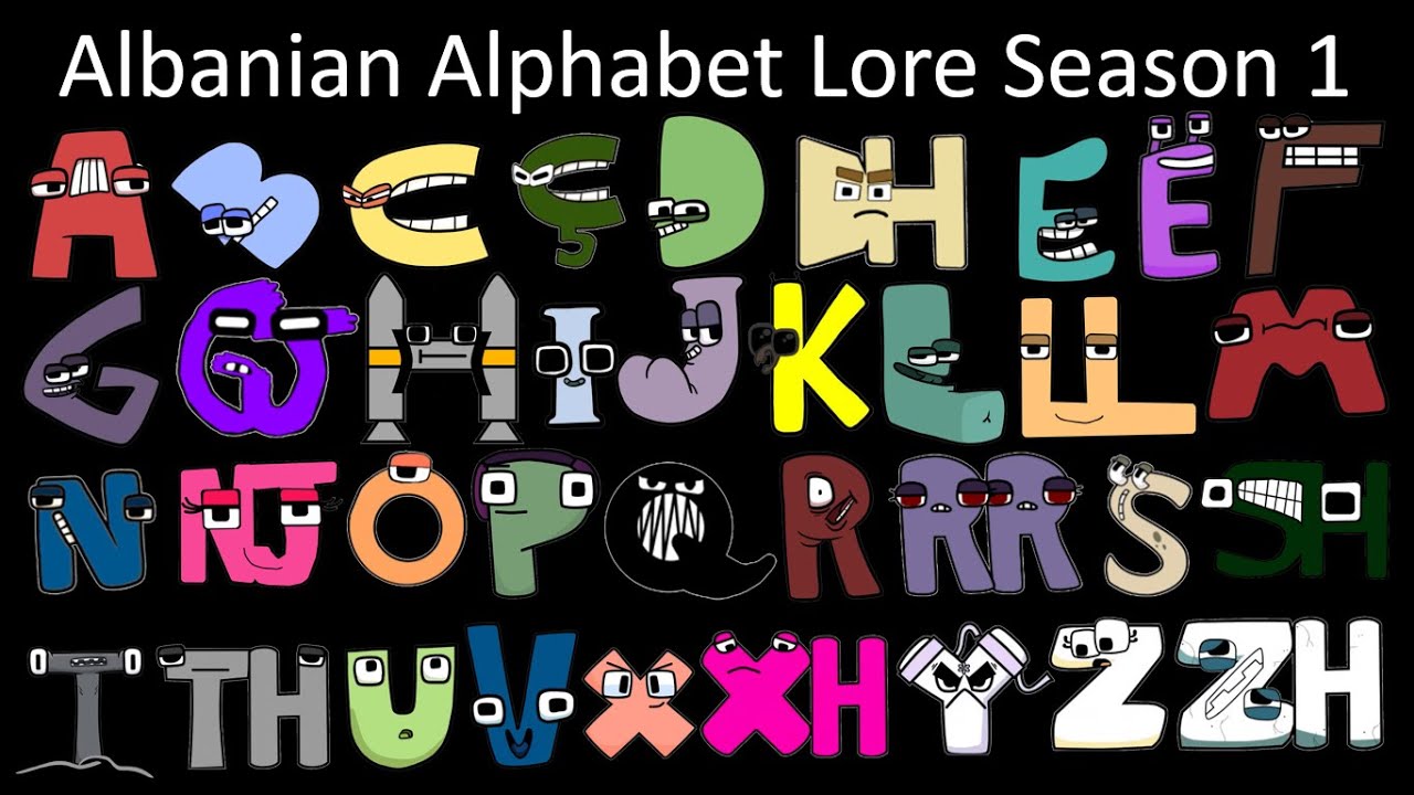 Albanian Alphabet Lore Season 1 - The Fully Completed Series