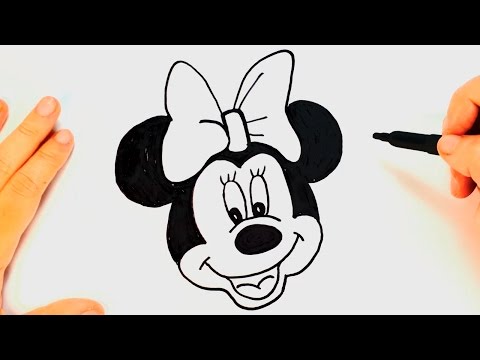 How to draw Minnie | Minnie Easy Draw Tutorial