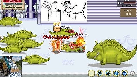 Hải Tặc Tí Hon - Đi hết 13 tầng boss siêu liên tầng cùng o0tony0o