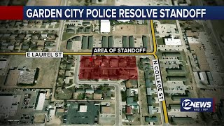 Garden city police resolve standoff