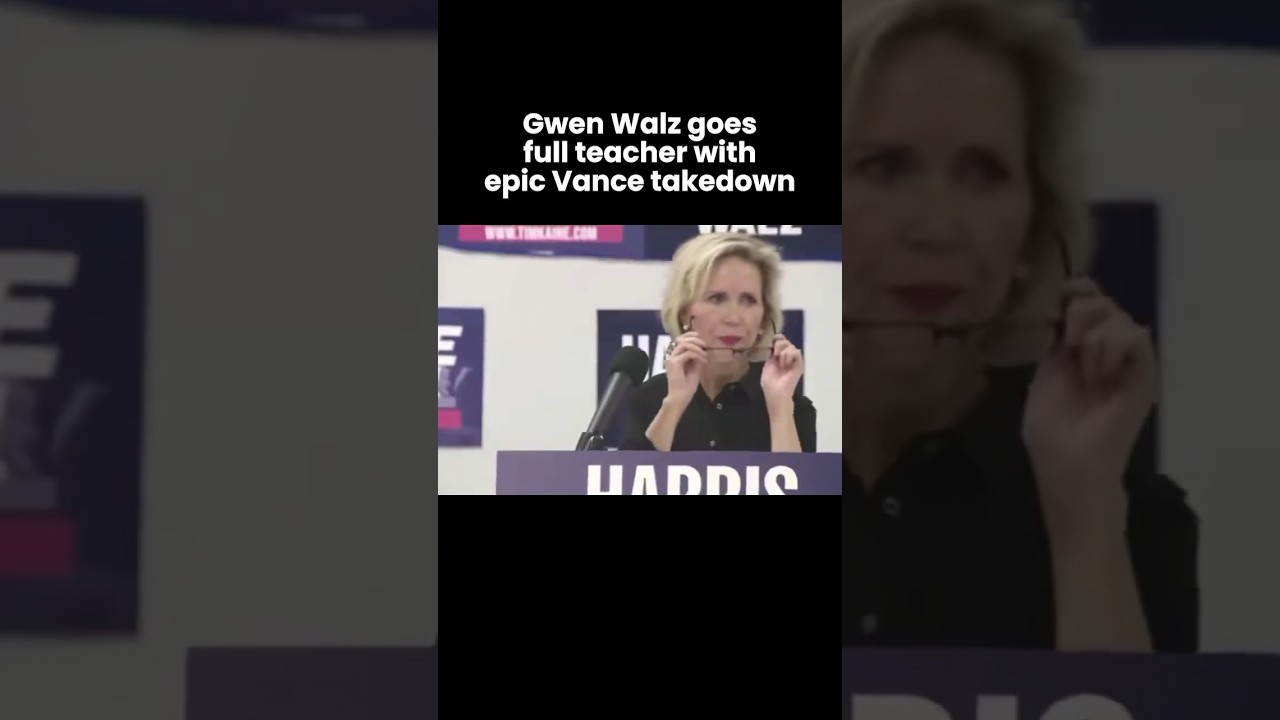 Gwen Walz goes FULL TEACHER Mode and TORCHES JD Vance