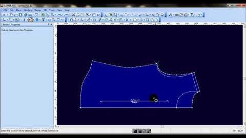 Optitex ND Circle Through 3 Points, This tool is used to create a circle that passes through three p