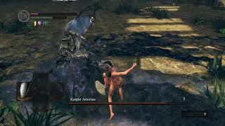 Knight Artorias (SL1, fist only) (no hits taken)