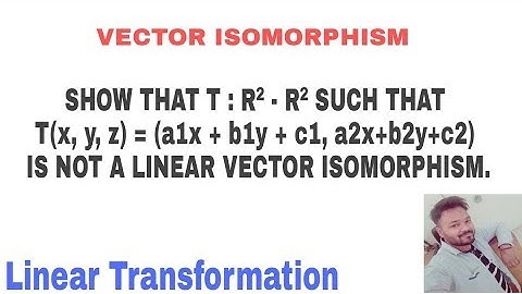4 LINEAR TRANSFORMATION SOLVED PROBLEMS