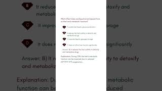 What effect does cardiopulmonary bypass have on the liver’s metabolic function #heartlungmachine