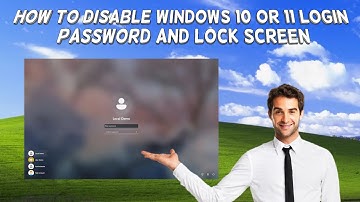How to Disable Windows 10 Or 11 Login Password and Lock Screen | Tutorial (2024)