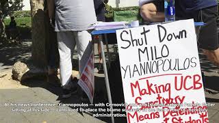 ‘free speech week’ at uc berkeley canceled, milo yiannopoulos blames school