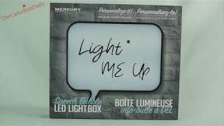 Speech Bubble LED Sign Unbox and Review !