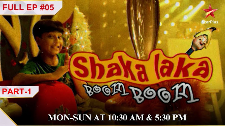 NEW! | Chandu is punished! | Part 1 | S1 | Ep.05 | Shaka Laka Boom Boom #childrensentertainment