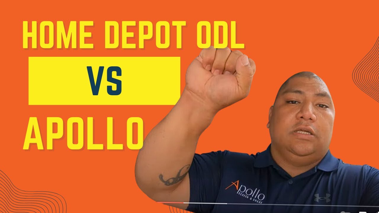 Replacing Home Depot's ODL Screen with Apollo's Superior Retractable Screen Door 