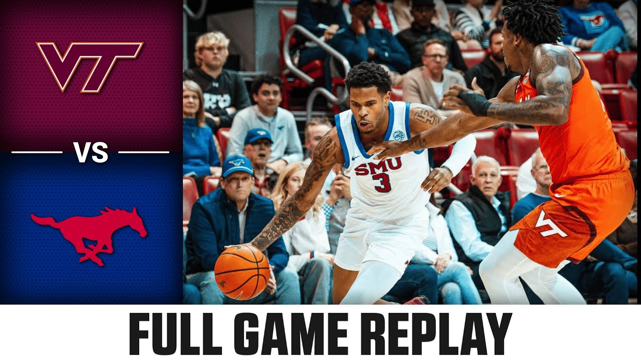 Virginia Tech vs. SMU Full Game Replay | 2025-26 ACC Men's Basketball