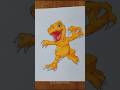 Drawing Agumon Digimon Adventure Shorts Art Digimon 