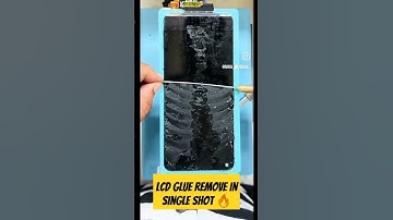 LCD Display Glass Replacement Glue Remove In Single Shot #mobilerepairing #trending #iphonerepairing