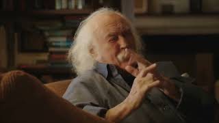 david  crosby's impersonation of John Coltrane's intense saxaphone playing.