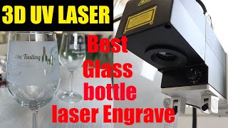 UltraFine UV Laser Etcher for Custom Wine Glass Engraving