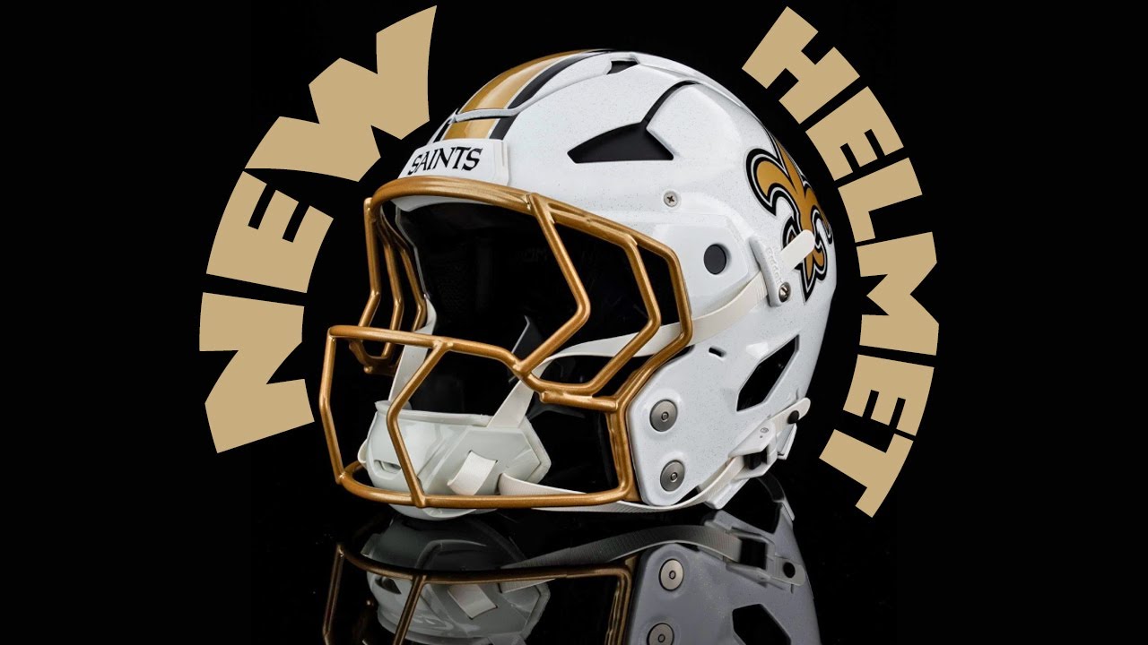 Review/Breakdown of the New Orleans Saints New Alternate White Helmet