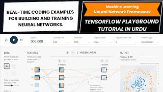 Tensorflow Playground Tutorial with Live Coding Example 💻 #tensorflow