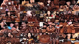 Asmr Mukbang Dessert Compilation Eating Chocolate, Ice Cream, Cake & Sweet Treats