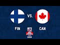 Canada vs Finland 2017 World Ball Hockey Championships in Pardubice, Czech Republic