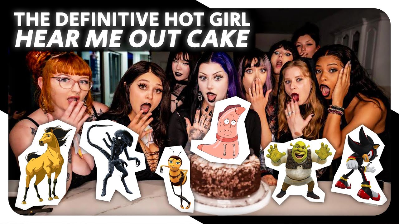 Alt girls do a HEAR ME OUT CAKE | RAVENGRIIM