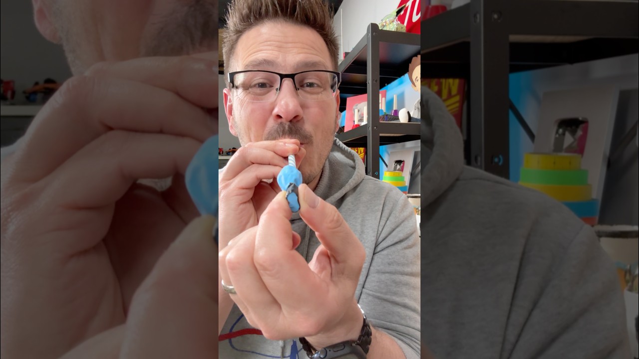 Tiniest balloon horn on the internet!?! #horn #balloon #science #diy #tutorial