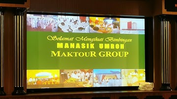 Manasik Umroh di Wisma Maktour Jakarta