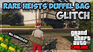 GTA 5 Online: How To Get The RARE Heist DUFFEL BAG Online! (GTA 5 Glitches) screenshot 3
