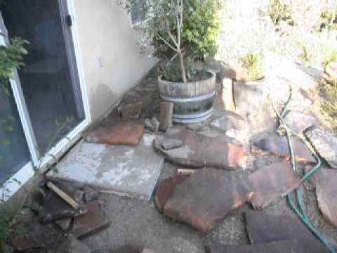 Flagstone Patio an Walkway pt 1