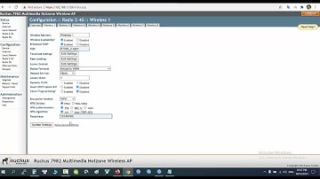 cấu hình IP tĩnh cho wifi ruckus