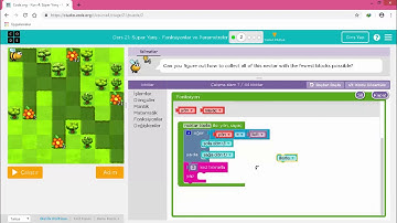 Code.Org Kurs 4 Ders 21 Süper Yarış Fonksiyonlar ve Parametreler