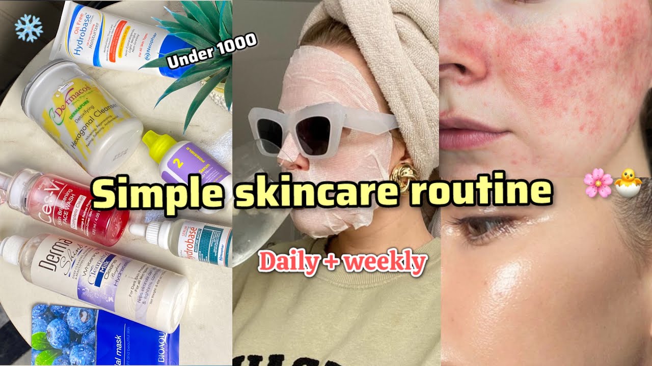 Skincare for sensitive skin | Glowing skin ✨| Skin care tips 🌸✅ #skincare #eid #clearskin 