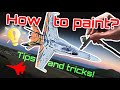 How to paint your scale rc jet  ef18a by rc4ever airbrush guide