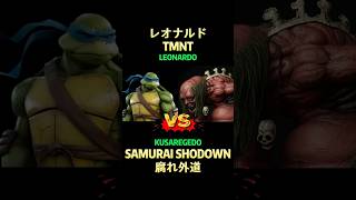 TMNT Leonardo VS SamSho Kusaregedo #tmnt #samsho