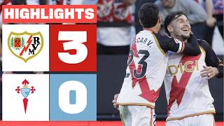 Rayo Vallecano 3–0 Celta | LALIGA EA SPORTS santrauka