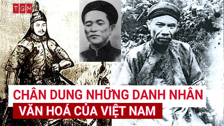 Các danh nhân văn hóa trên thế giới