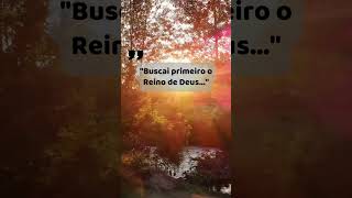 Busque primeiro o Reino de Deus e Sua justiça, como Mateus 6:33 nos orienta ???????? #amordivino #gospel