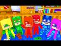 Esses SÃO os IRMÃOS dos PJ Masks no Minecraft