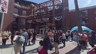 San Francisco Giants at Oracle Park pre game entry in VR180 3D