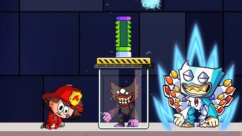 Huggy water pipe -Puzzle New levels  kill enemies save parson gaming #78