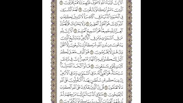 الوجه 216 من القرآن مكرر ١٠ مرات مع الآيات | سورة يونس | الشيخ خليفة الطنيجي