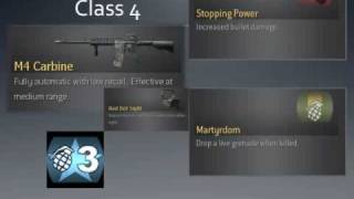 Call of Duty 4- Class Help