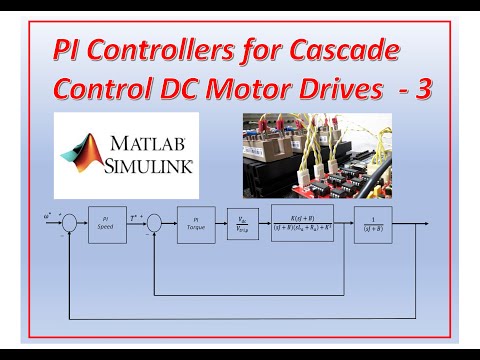 Designing PI controllers for a cascade control DC motor drive with speed and torque loop - part 3